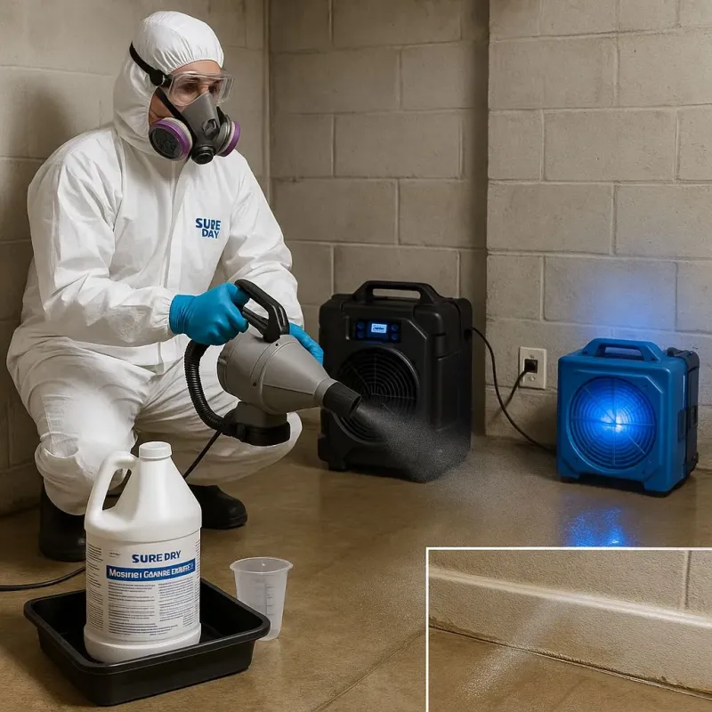 Sanitization and Odor Removal process in Newport News, VA
